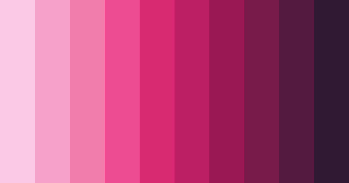 Download blushing twilight color palette PNG image (landscape)