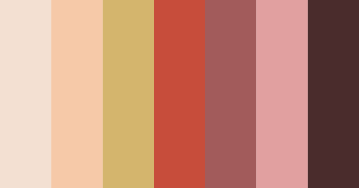 Download burgundy blush color palette PNG image (landscape)