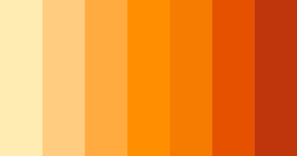 Download sunset spectrum color palette PNG image (landscape)