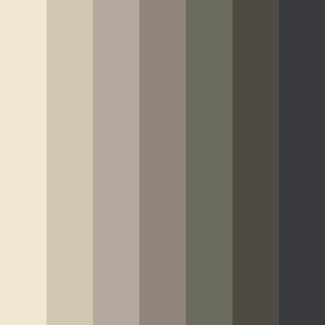 Download muted harmony color palette PNG image (square)