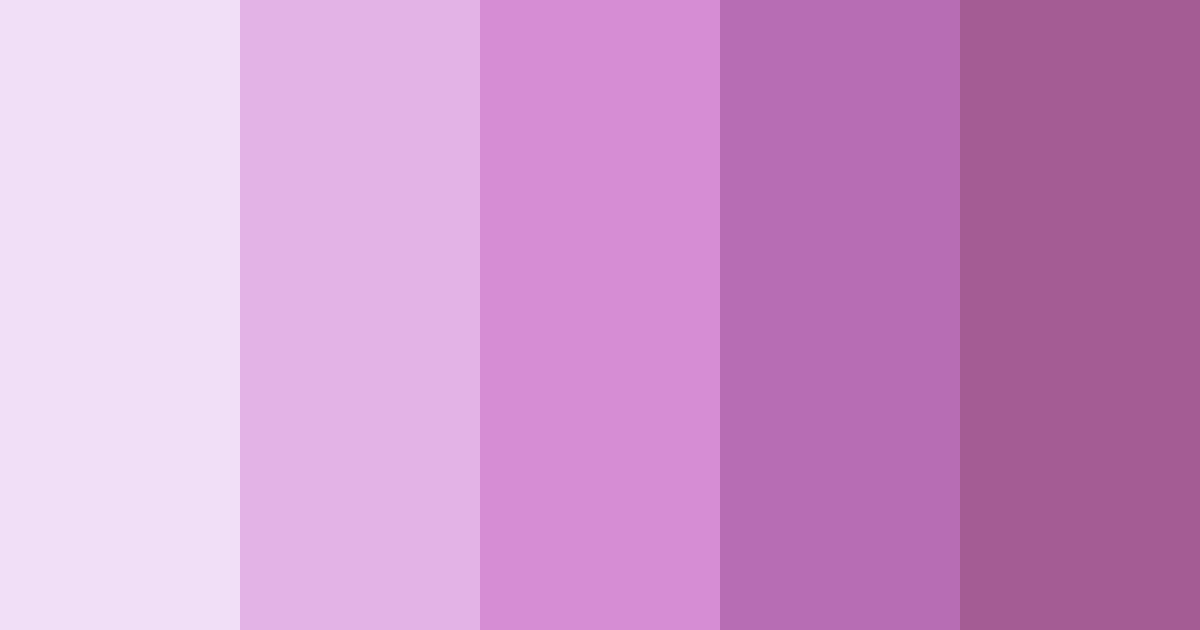 Download whimsical orchid dream color palette PNG image (landscape)