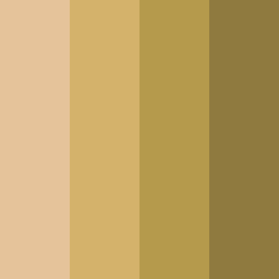 Download matt gold shades color palette PNG image (square)
