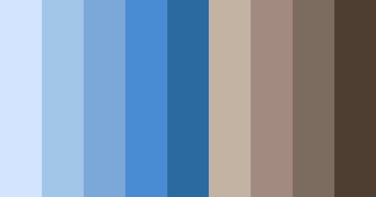 Download blue earthtones color palette PNG image (landscape)