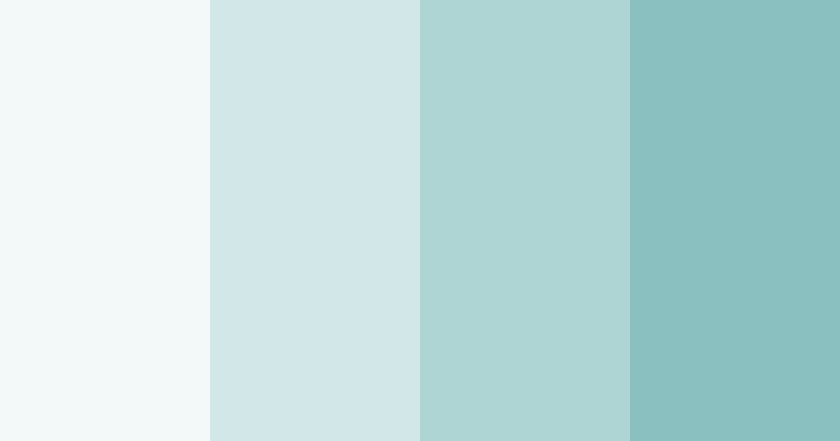 Download seafoam color palette PNG image (landscape)