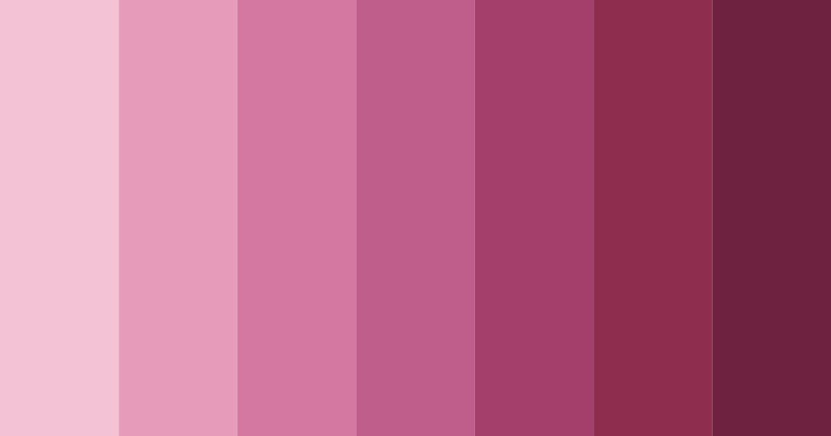 Download rosy reverie color palette PNG image (landscape)