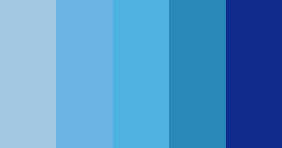 Download blue serenity color palette PNG image (landscape)