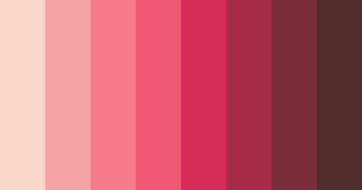 Download blushing roses color palette PNG image (landscape)