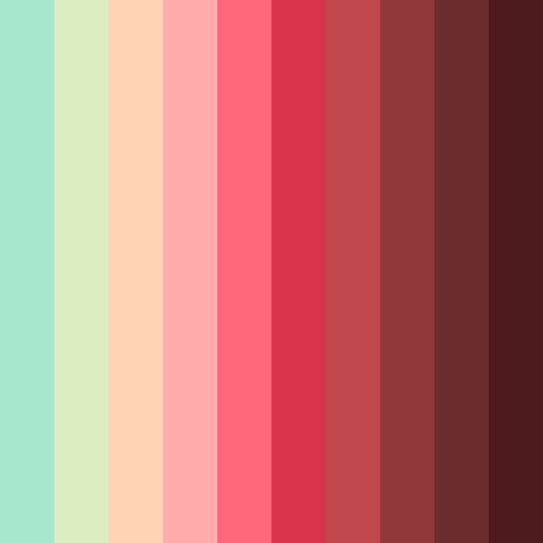 Download emerald whispers color palette PNG image (square)