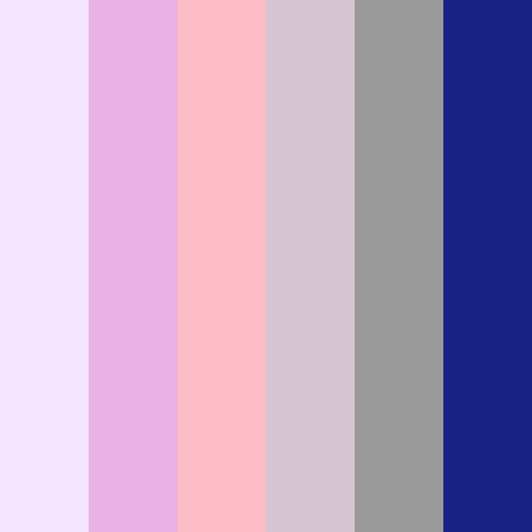 Download shades of purple color palette PNG image (square)