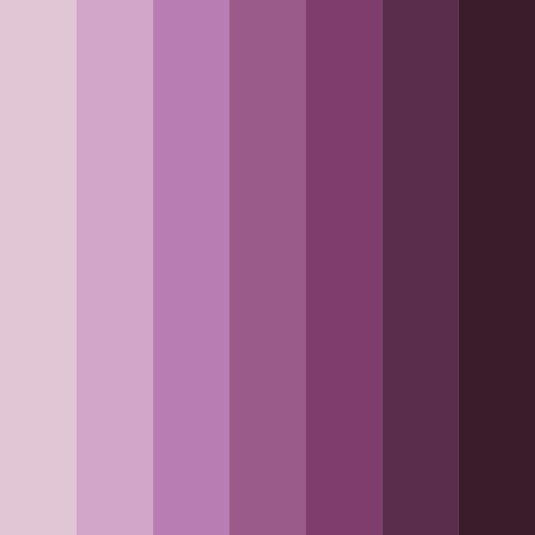 Download shades of plum color palette PNG image (square)