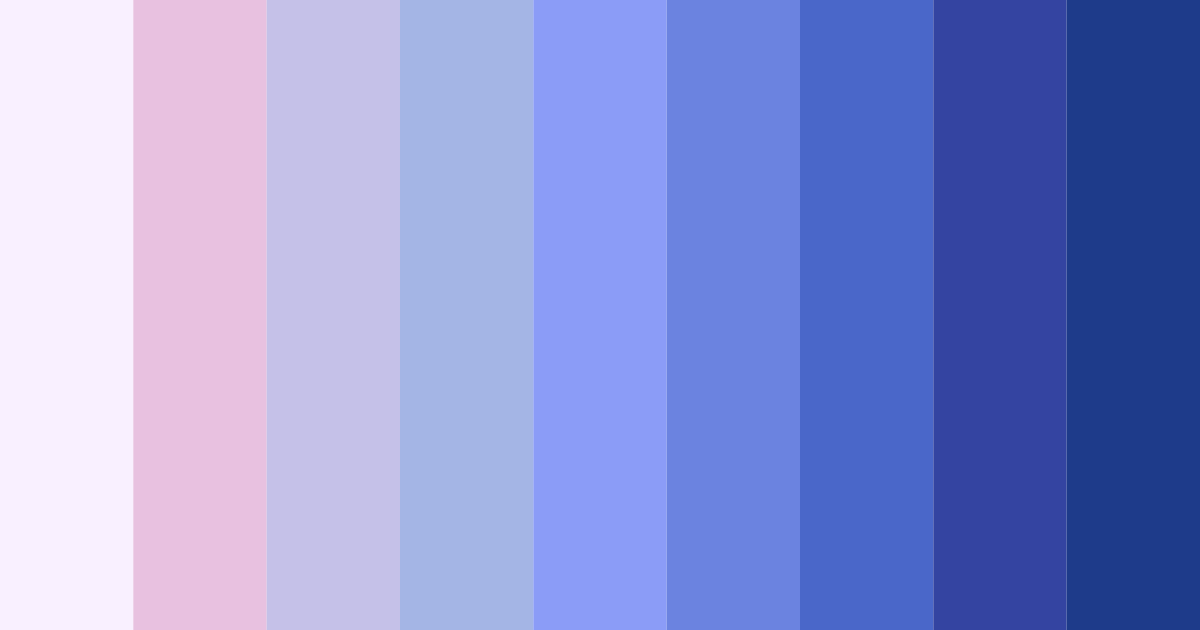 Download dreamy twilight serenade color palette PNG image (landscape)