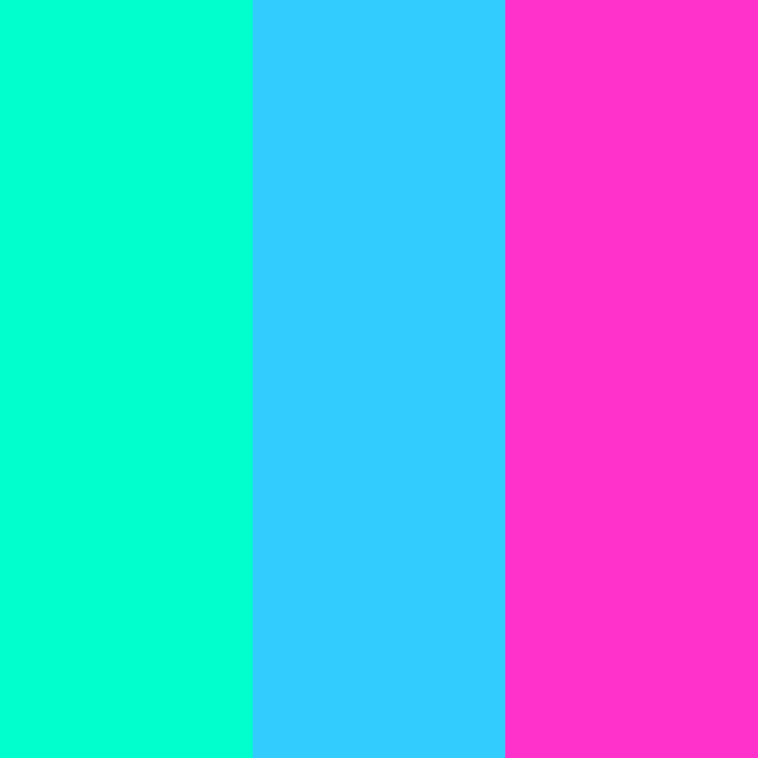 Download neon mirage color palette PNG image (square)