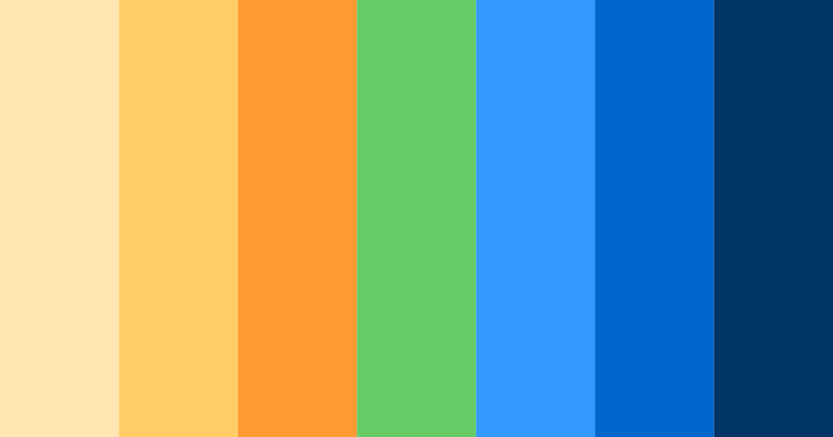 Download colorful garden color palette PNG image (landscape)