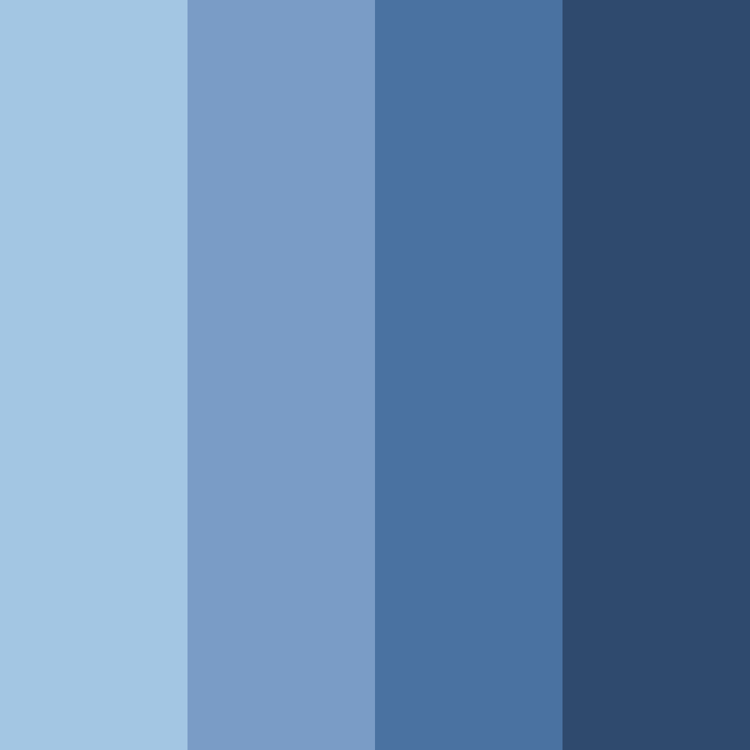 Download blue abyss color palette PNG image (square)