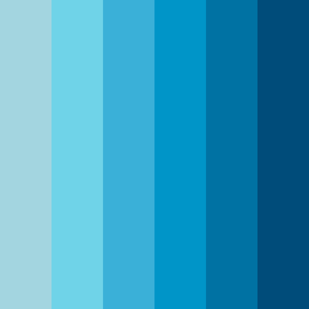 Download oceanic tranquility color palette PNG image (square)