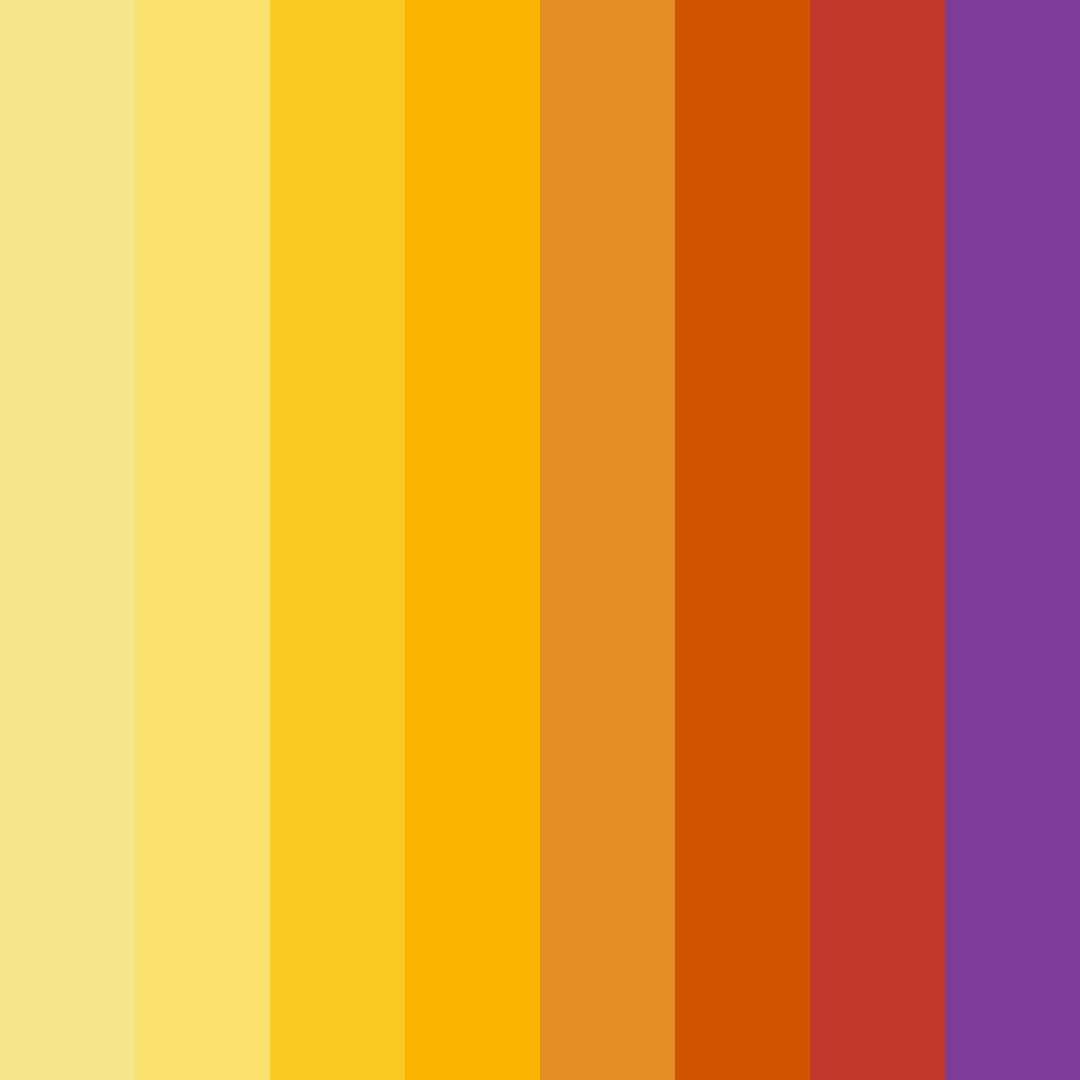 Download autumn's embrace color palette PNG image (square)