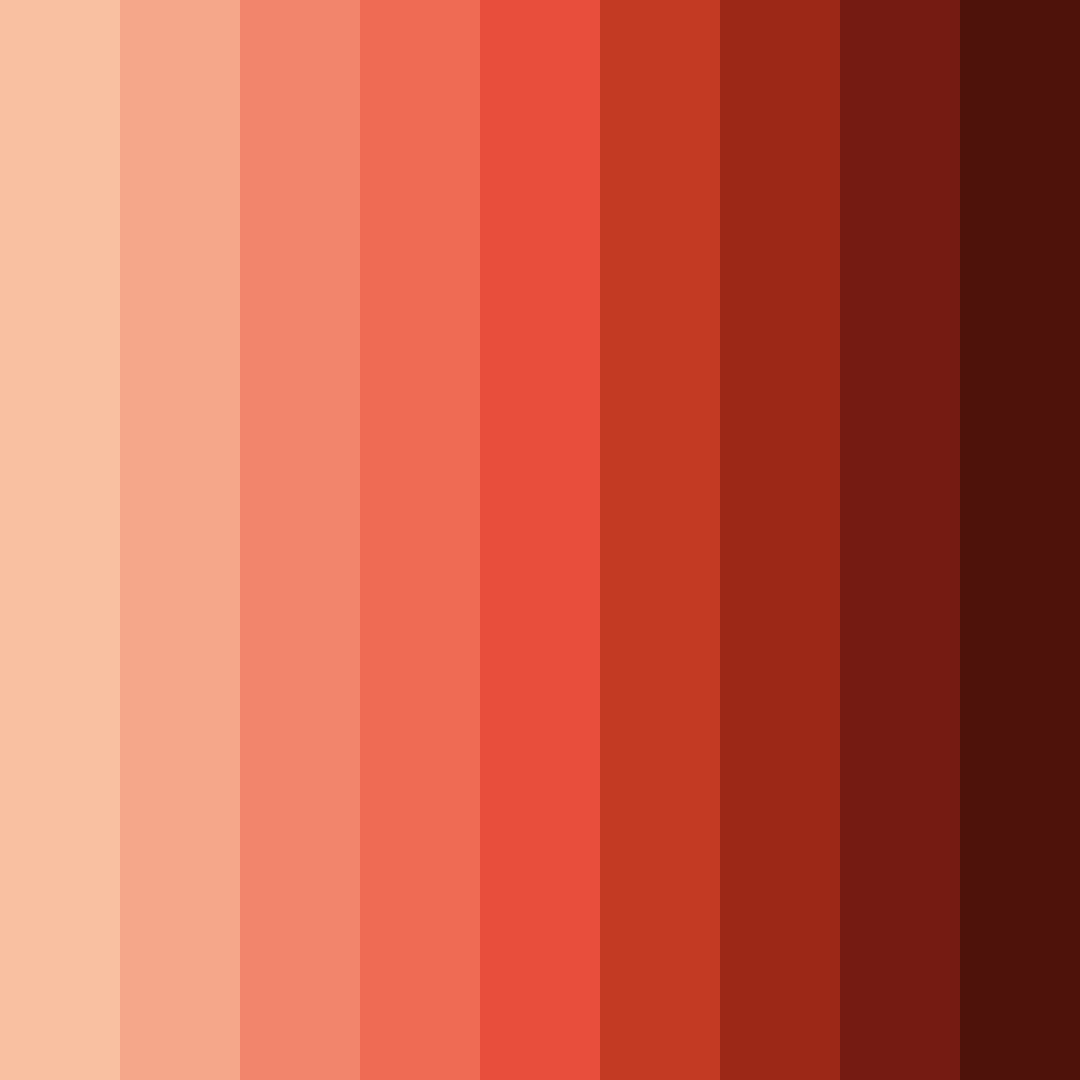 Download desert sunset color palette PNG image (square)