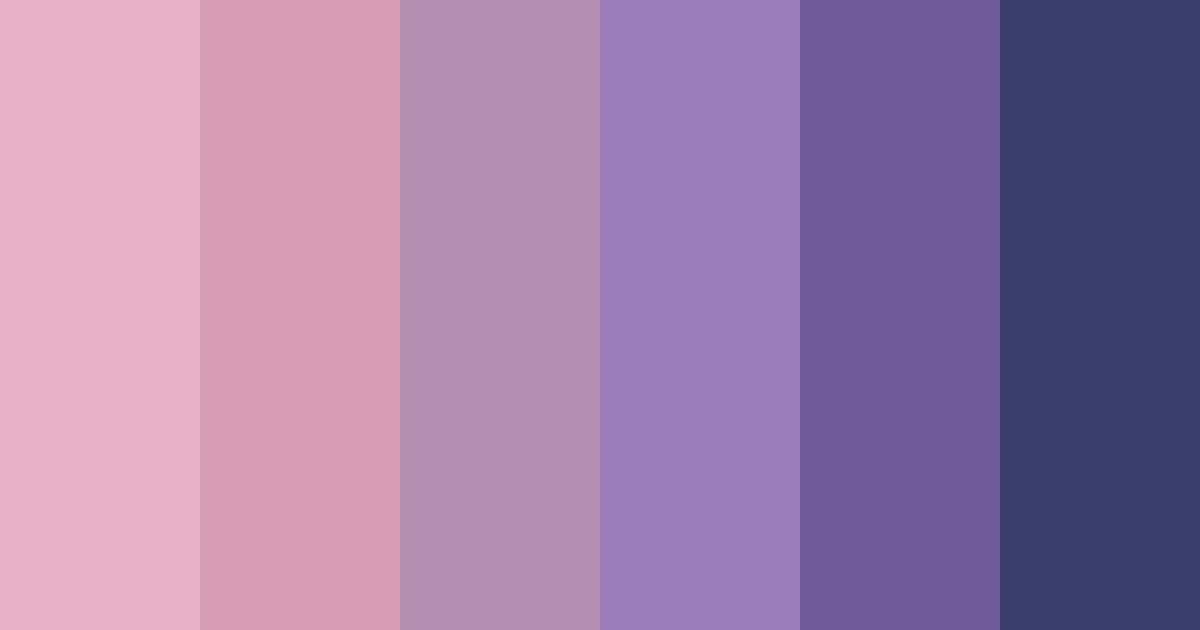 Download dusky serenade color palette PNG image (landscape)