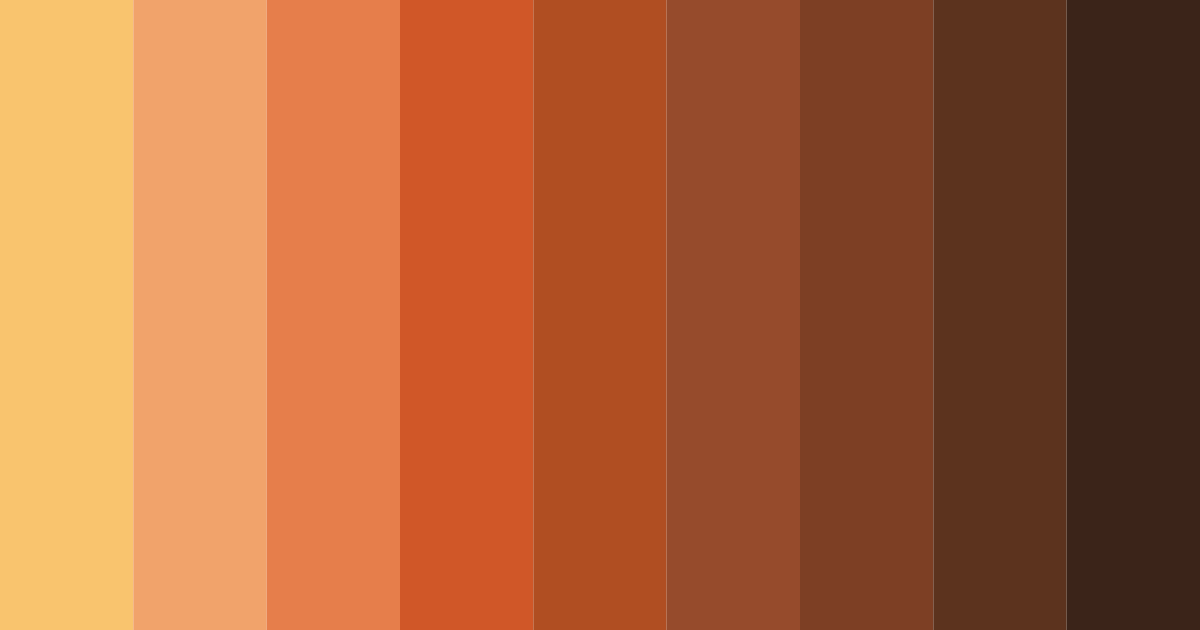 Download brown autumn color palette PNG image (landscape)