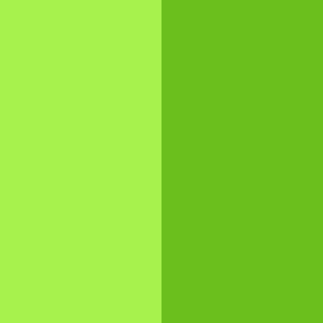 Download lush greenery color palette PNG image (square)