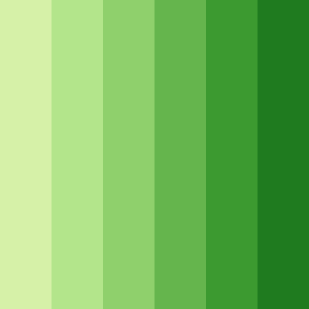 Download emerald spring color palette PNG image (square)