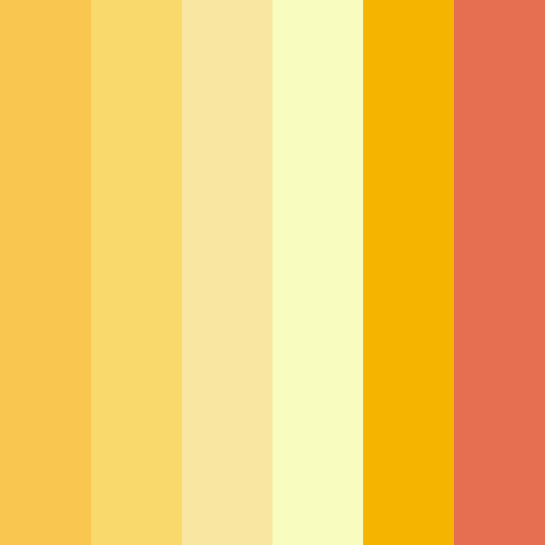 Download golden sunset serenade color palette PNG image (square)