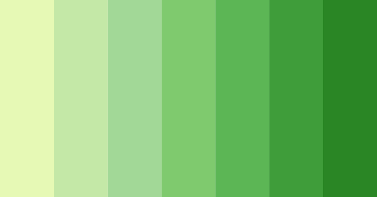 Download bright lime color palette PNG image (landscape)