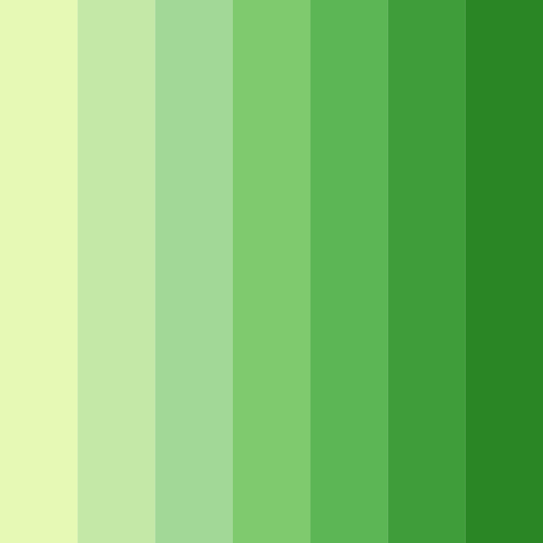 Download bright lime color palette PNG image (square)
