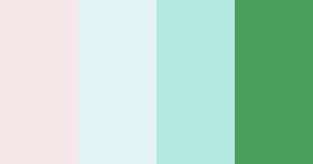 Download soft pink and teal color palette PNG image (landscape)