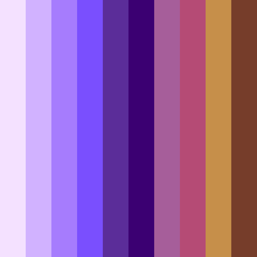 Download purple vibe color palette PNG image (square)