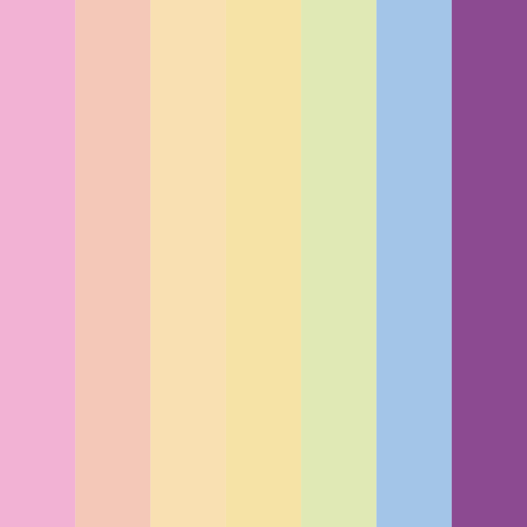 Download soft pink color palette PNG image (square)
