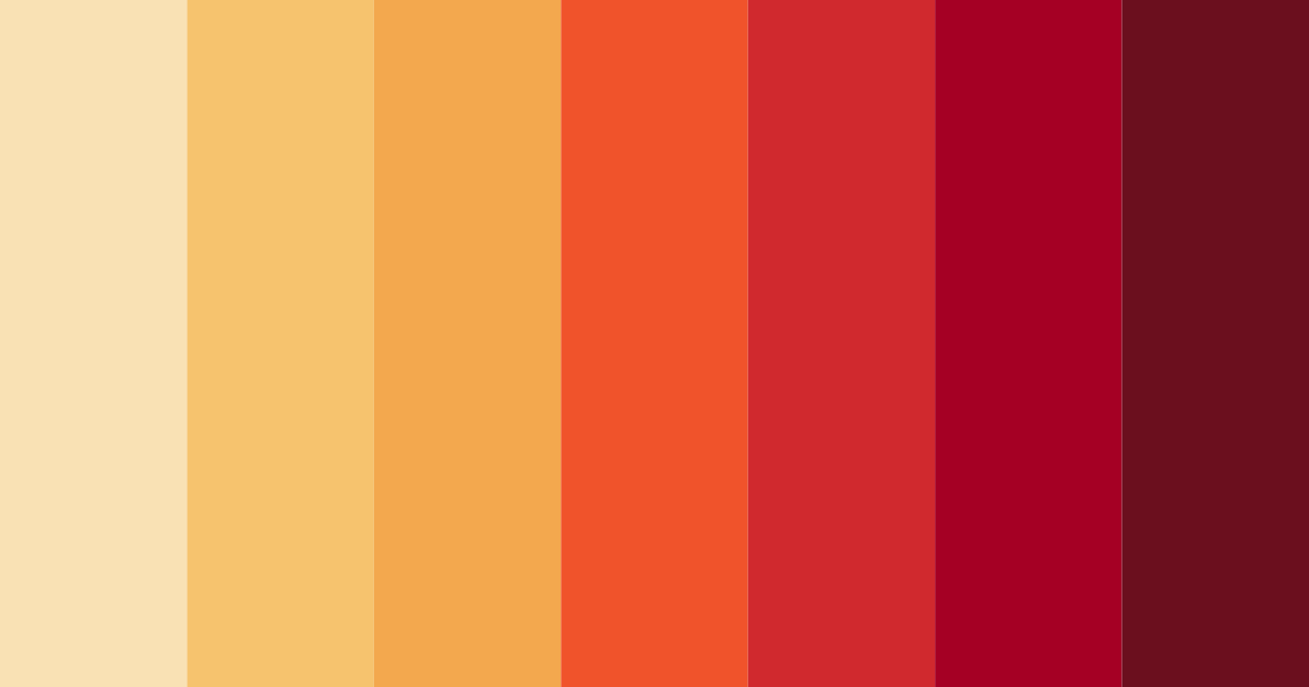Download sunset serenade color palette PNG image (landscape)