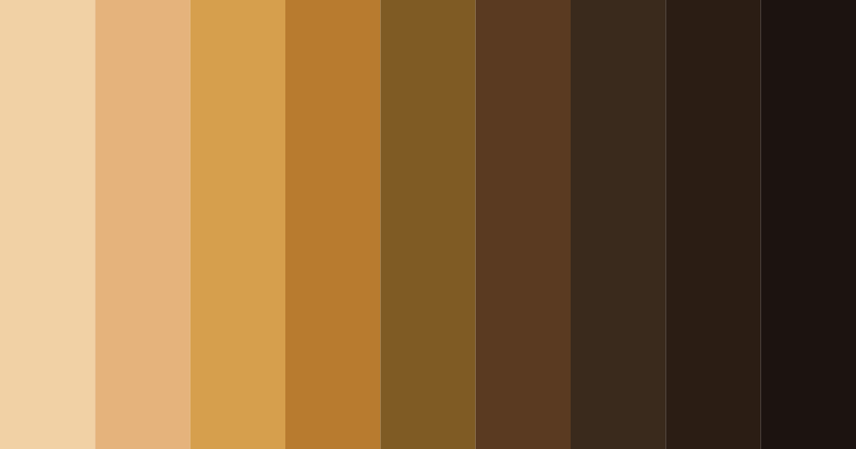 Download brown autumn color palette PNG image (landscape)