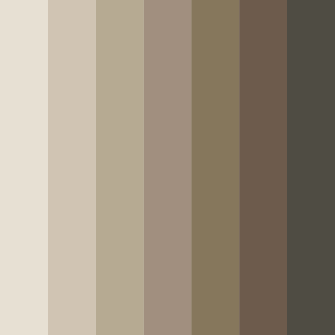 Download whispers of earth color palette PNG image (square)