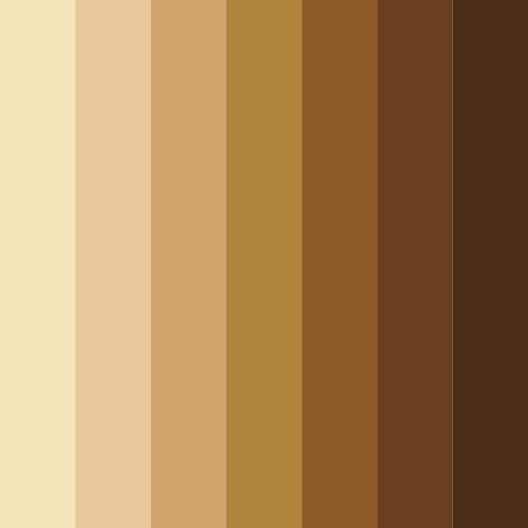 Download rubberwood reverie color palette PNG image (square)
