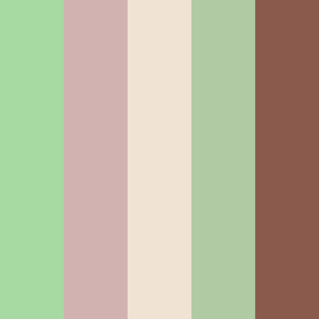 Download rustic harmony color palette PNG image (square)