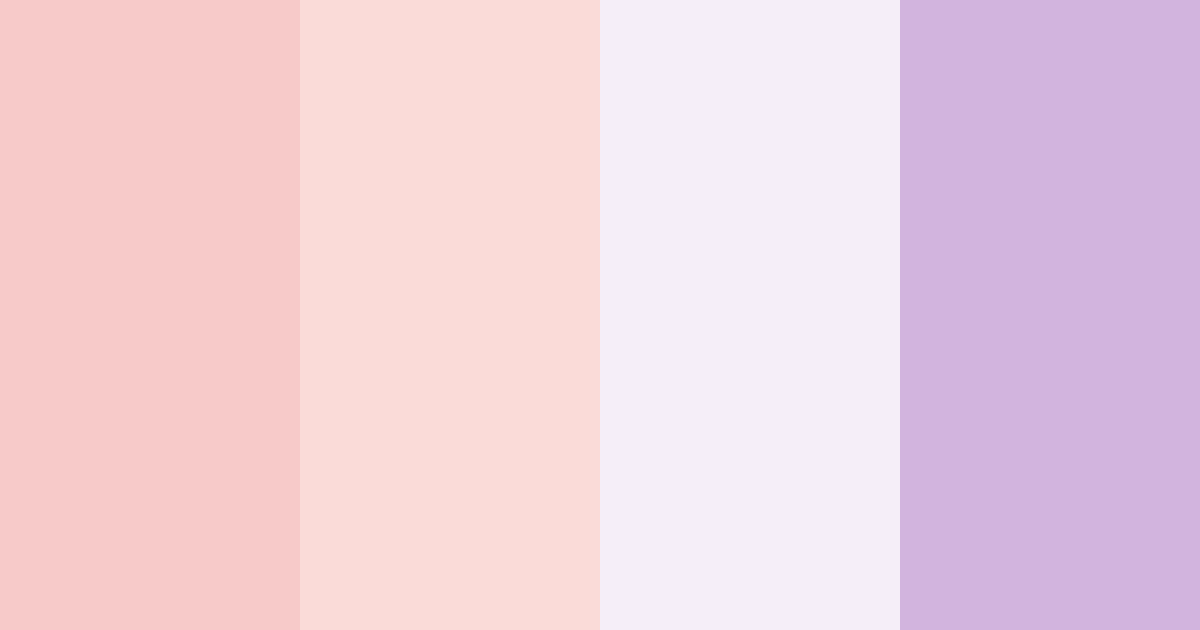 Download pastel lavender color palette PNG image (landscape)