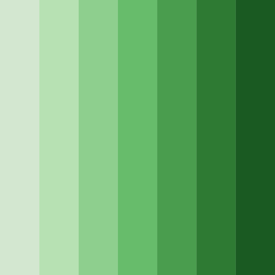 Download verdant whispers color palette PNG image (square)