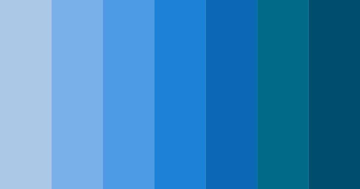 Download azure dreamscape color palette PNG image (landscape)