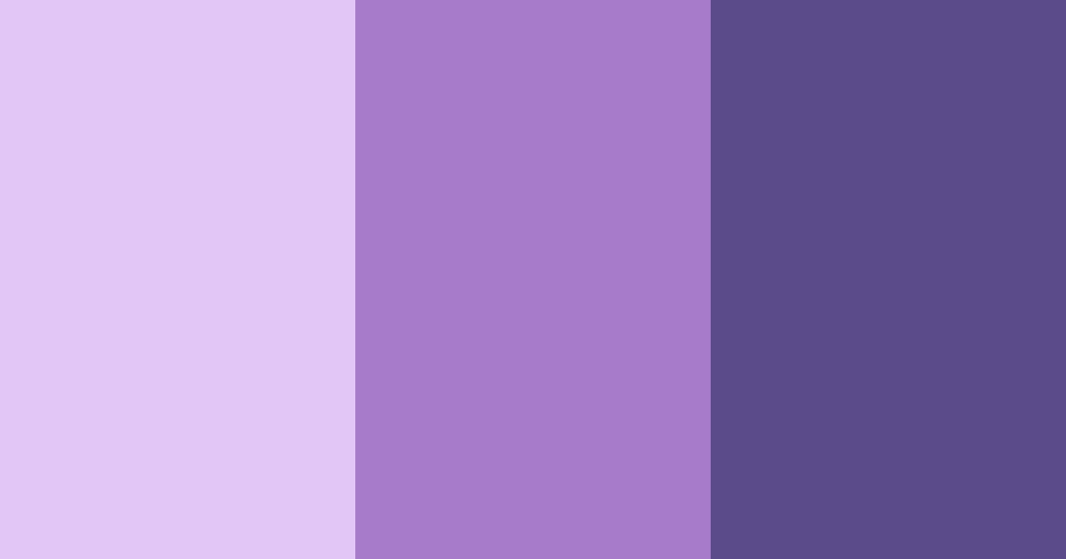 Download lavender dreams color palette PNG image (landscape)