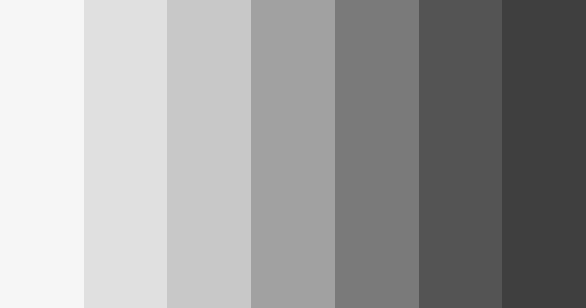 Download shades of gray color palette PNG image (landscape)