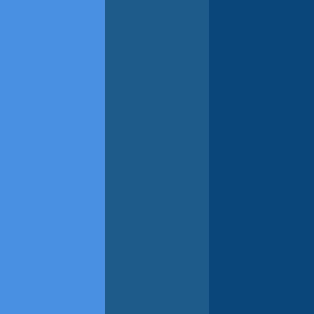 Download deep blue color palette PNG image (square)