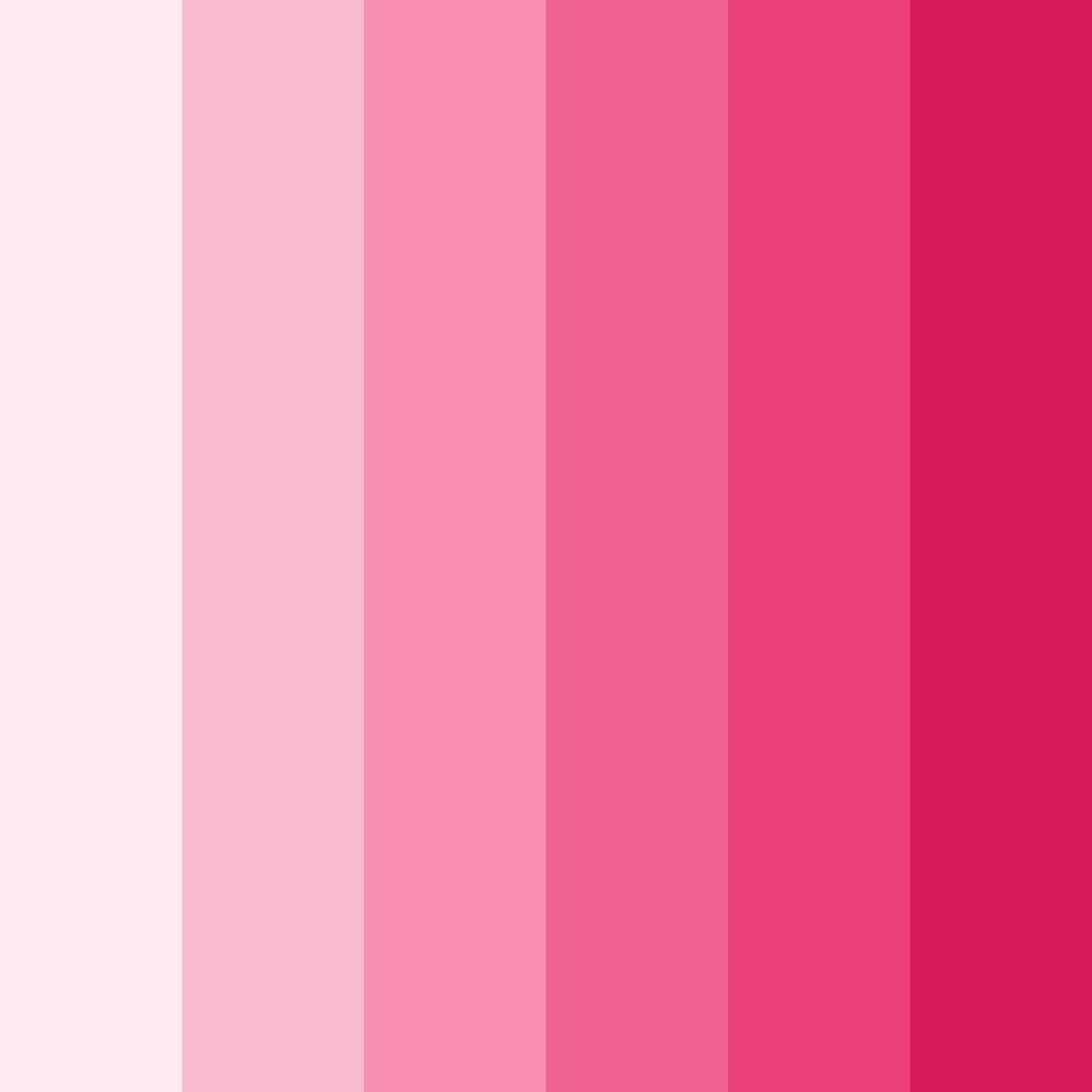 Download blushing blossoms color palette PNG image (square)