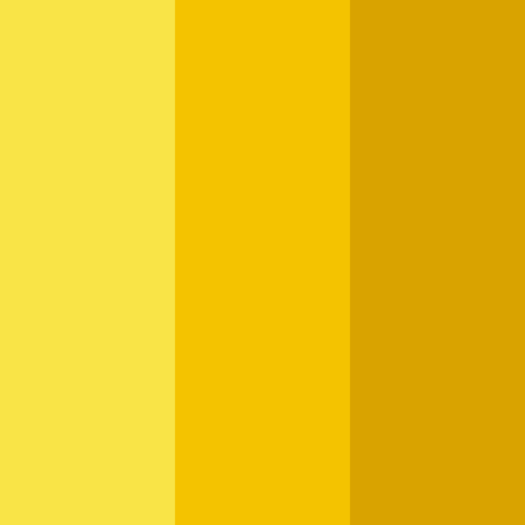 Download bright sun yellow color palette PNG image (square)