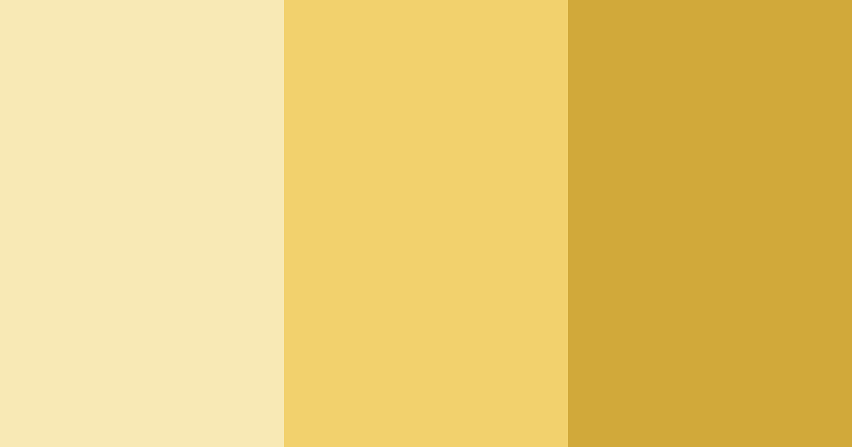 Download creamy yellow color palette PNG image (landscape)