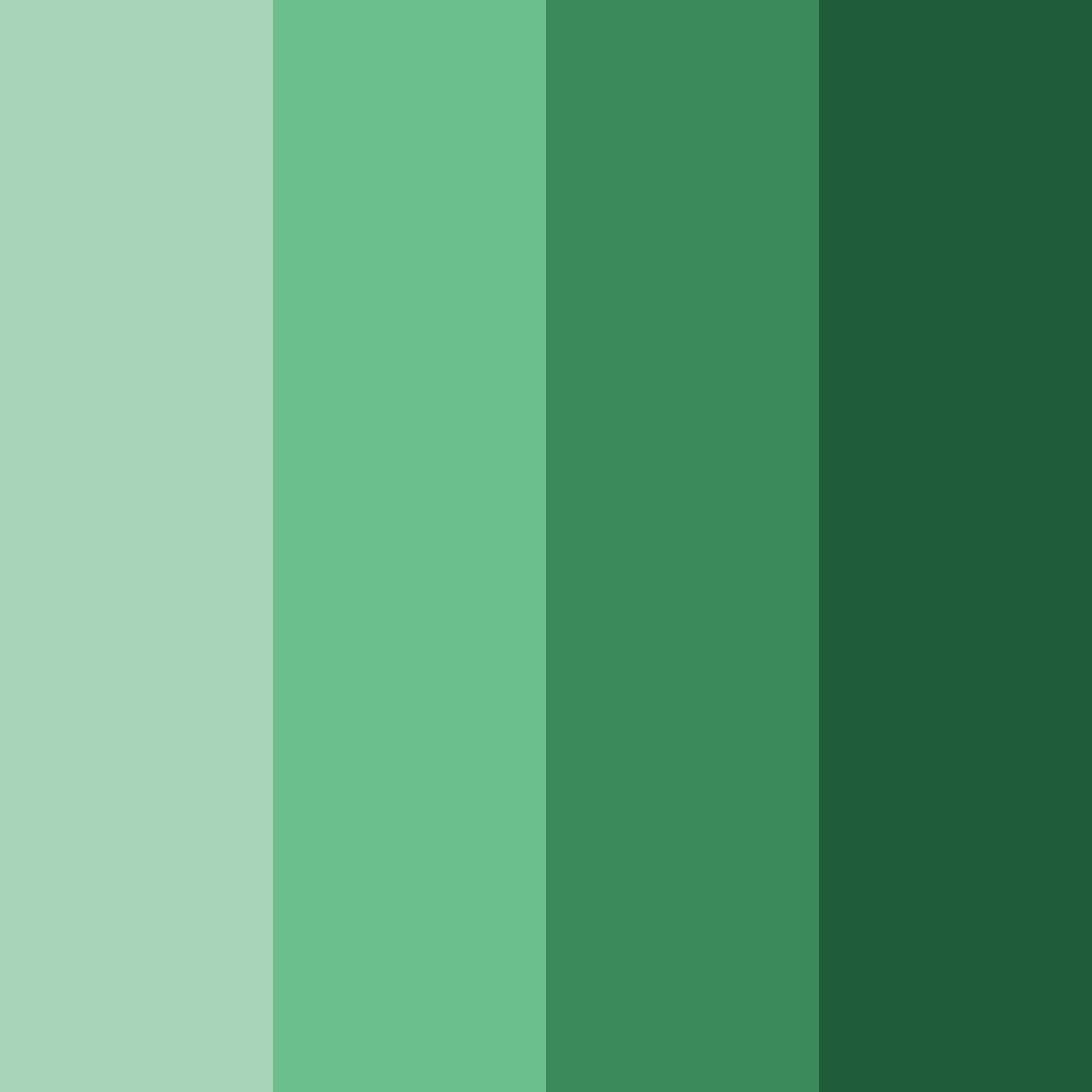 Download emerald enchantment color palette PNG image (square)