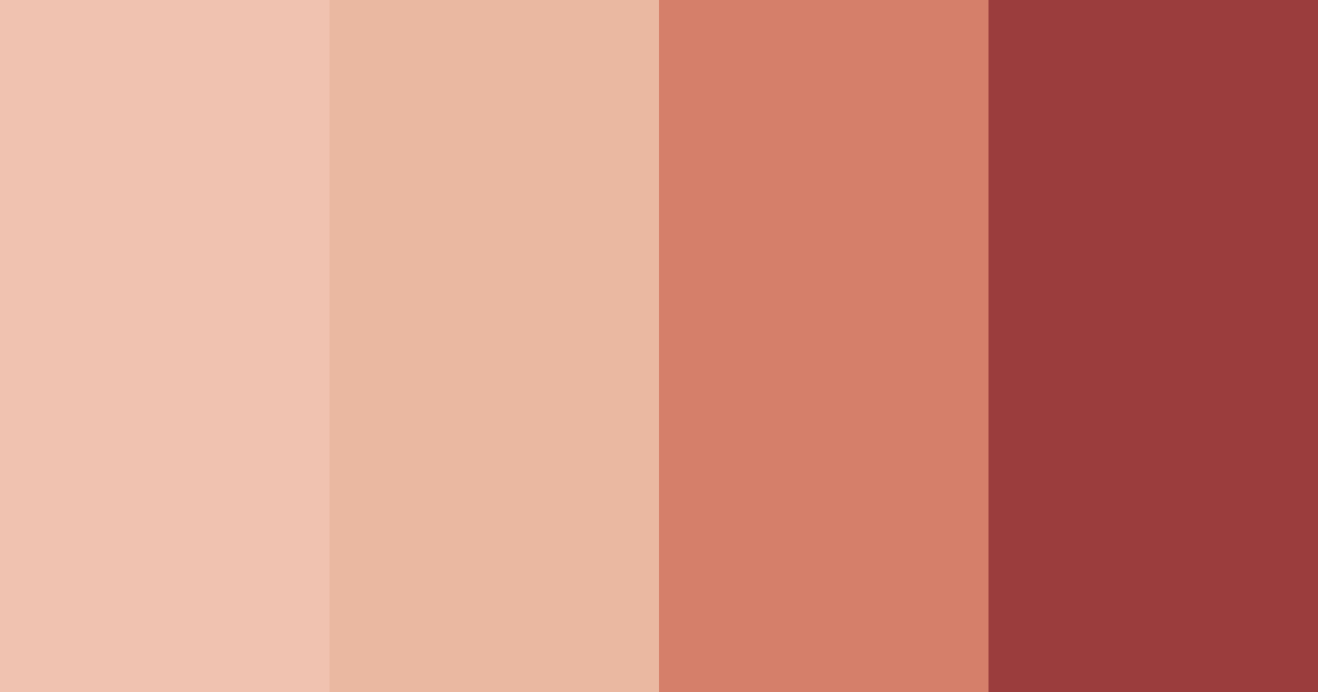 Download red elegance color palette PNG image (landscape)