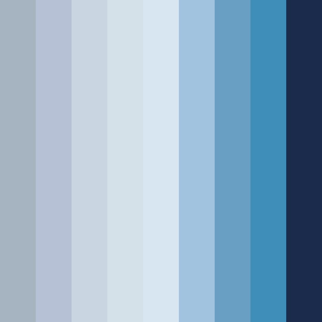 Download oceanic serenity color palette PNG image (square)