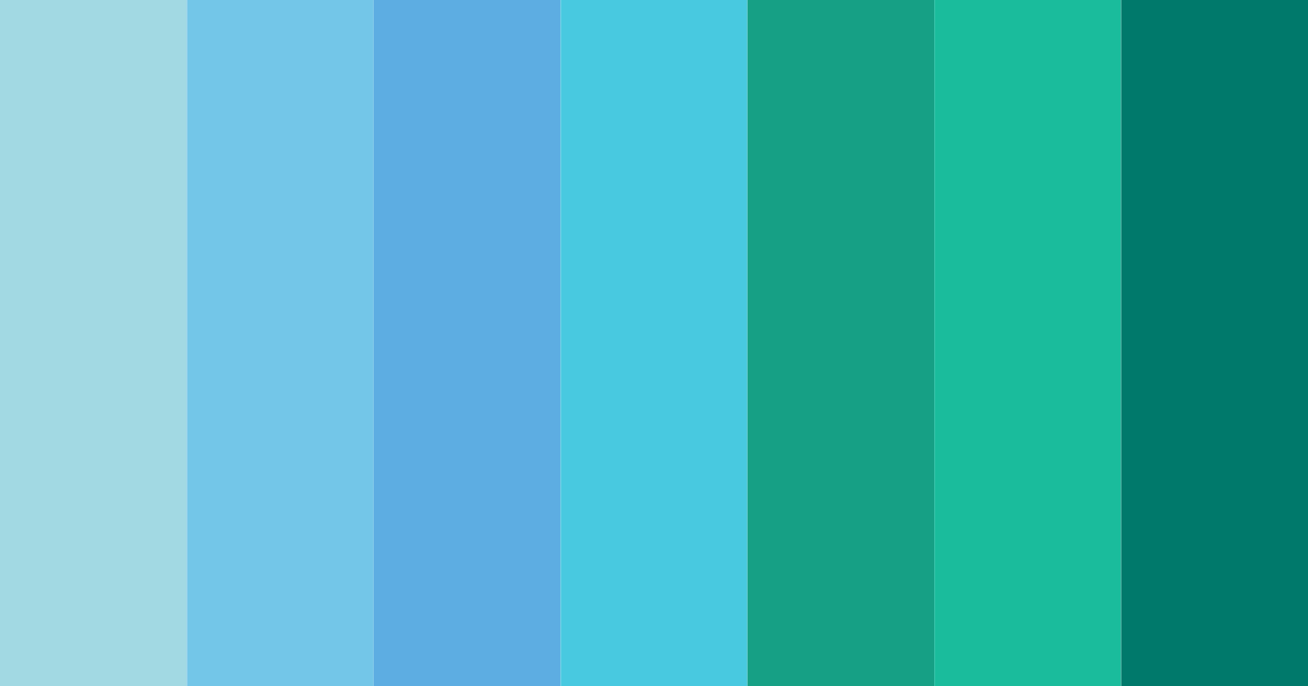 Download sapphire serenity color palette PNG image (landscape)