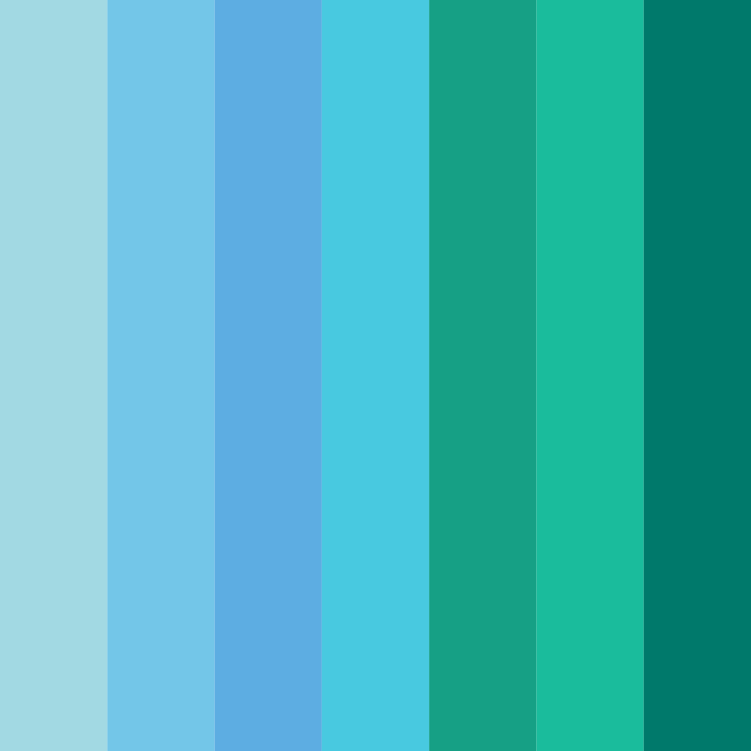 Download sapphire serenity color palette PNG image (square)